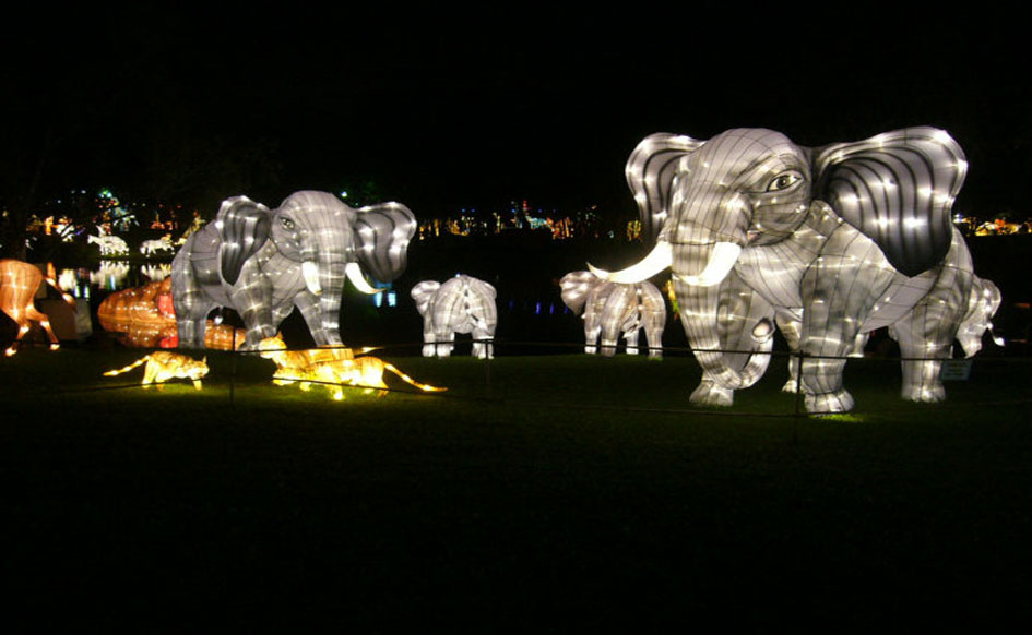Elephant-shaped Lantern For Sale