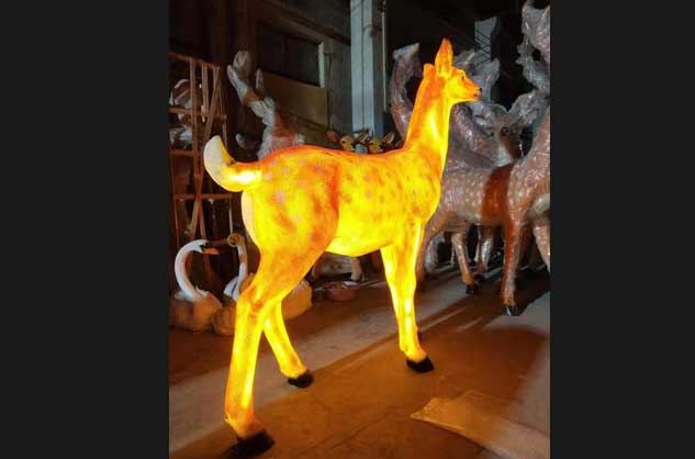 Fiberglass Lantern Animal Shape